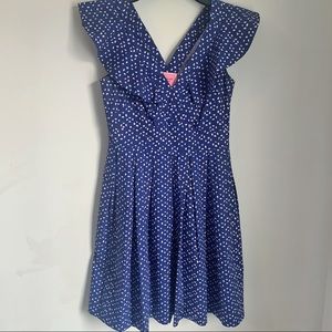 Kate Spade Geo Pop Ruffle Dress